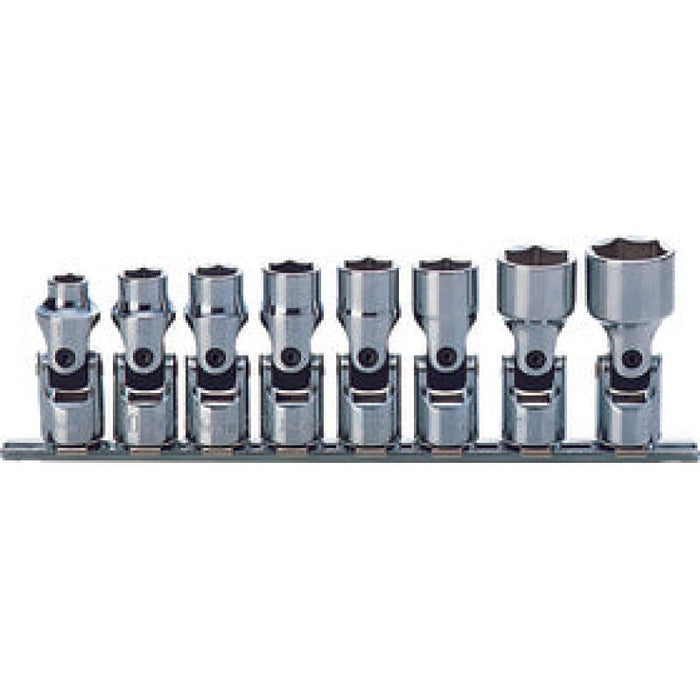 Koken RS3440M/8 3/8 In Sq. Dr. Universal Socket set 8mm-19mm 6 Point 8 Pieces