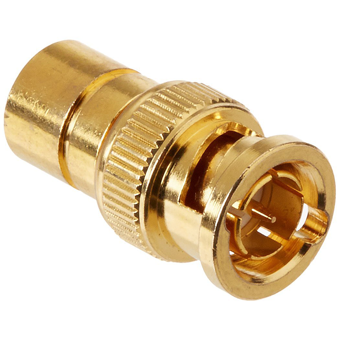Platinum Tools 18245 BNC RGB Compression 23AWG, Gold Plated, 25-Pack