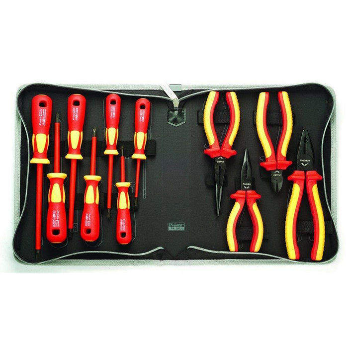 Pro'sKit 902-218 Insulated Screwdriver and Plier Set