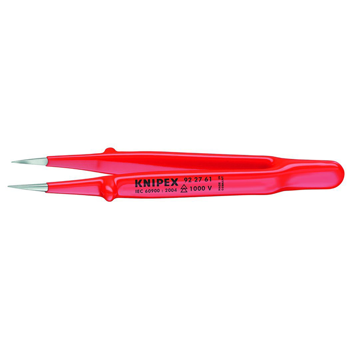 Knipex 92 27 61 Precision Tweezers insulated 5,12" with fine tip