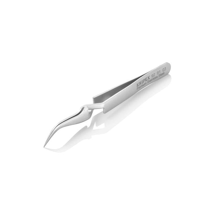 Knipex 92 91 03 4 1/2" Premium Stainless Steel Cross-Over Gripping Tweezers