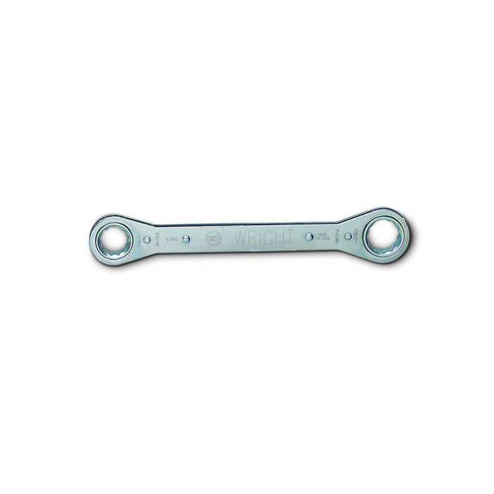 Wright Tool 9381 12 Point Nominal Size Ratcheting Box Wrench, 1/4 Inch x 5/16 Inch