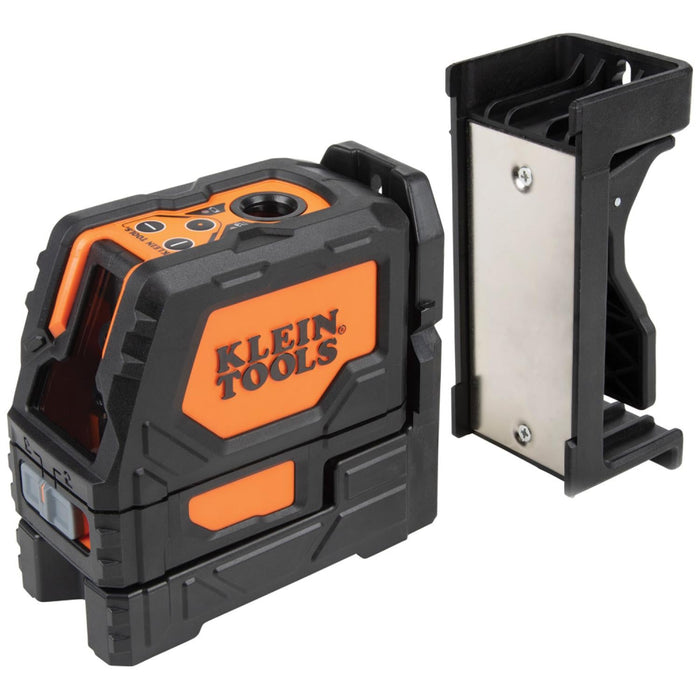 Klein Tools 93LCLG Self-Leveling Green Cross-Line and Red Plumb Spot Laser Level