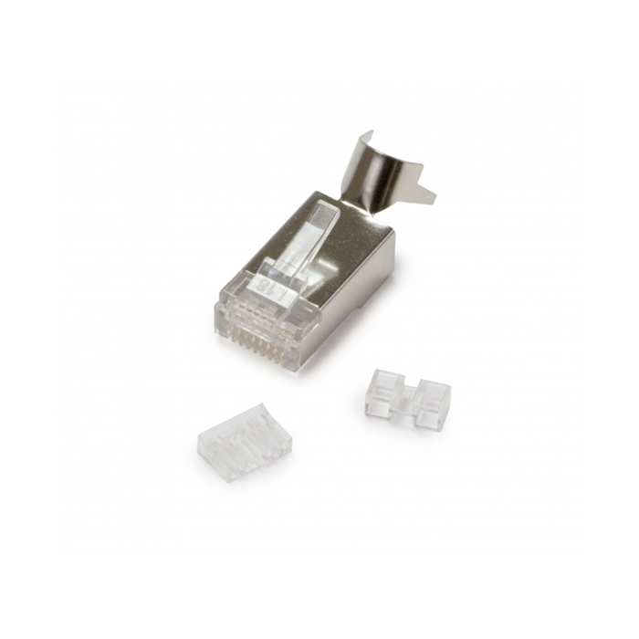 Platinum Tools 106242 Cat6A/7 STP Solid/Stranded RJ45 Connector - Pack of 50