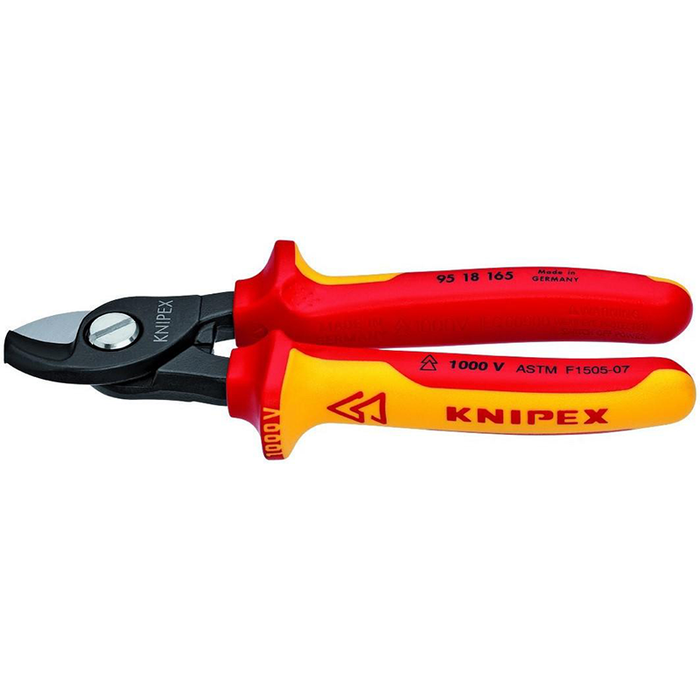 Knipex 95 18 165 US 1,000V Insulated Cable Shears