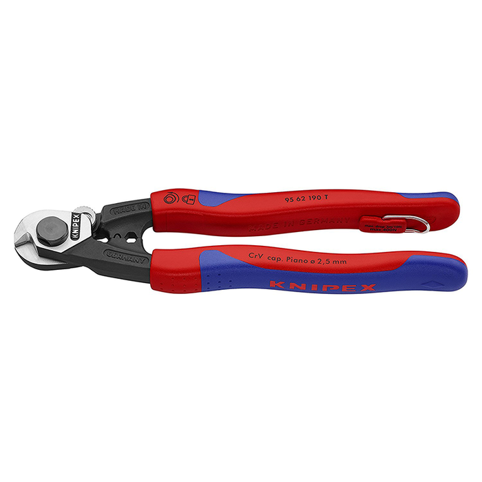 Knipex 95 62 190 T BKA 7 1/2" Wire Rope Cutters