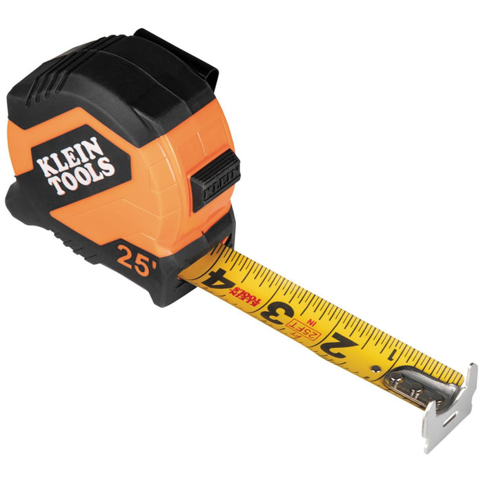 Klein Tools 9525 Tape Measure, 25-Foot Compact, Double-Hook