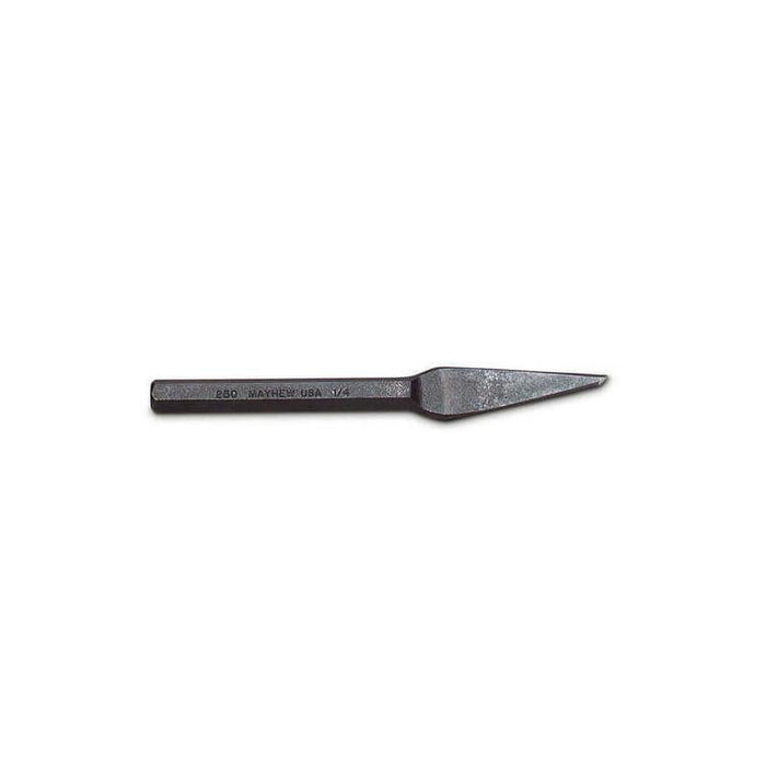 Wright Tool 9621 Round Nose Chisel, 3/16 x 5 1/2 Inch Size