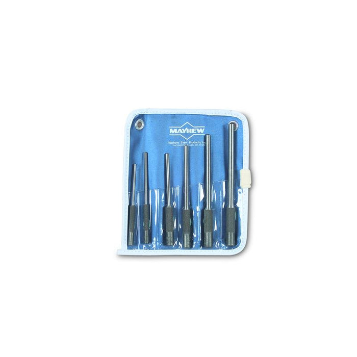 Wright Tool 9680 Roll Pin Pilot Punches Set 6 Piece