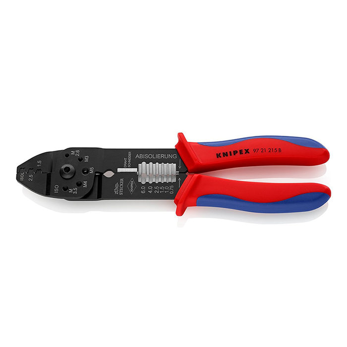 Knipex 97 21 215 B Crimping Pliers for open plug-type connectors
