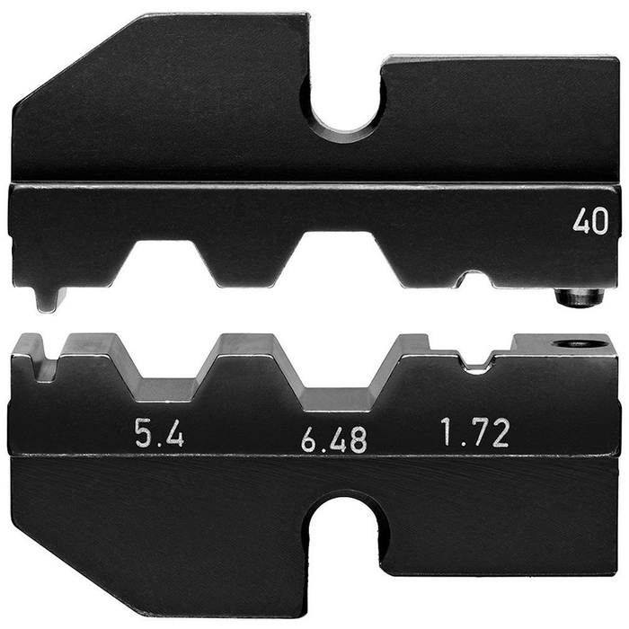 KNIPEX 97 49 40 Crimping Dies for for Coax connectors 3-Nester