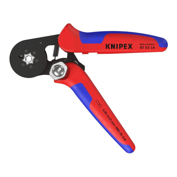 Knipex 97 53 14 Self-Adjusting Crimper Pliers, 7 1/4"