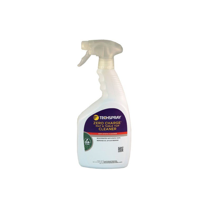 Techspray 1733-QT Zero Charge Mat and Table Top Cleaner
