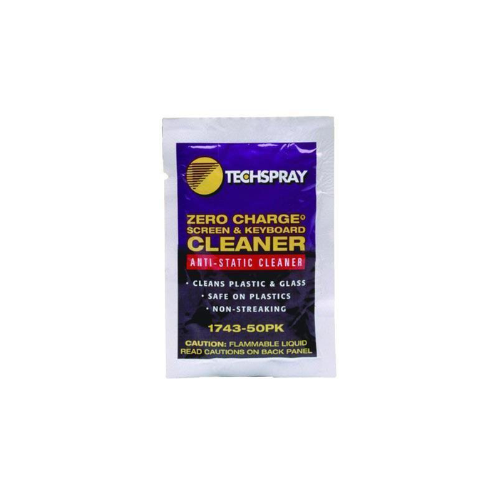 Techspray 1743-50PK Zero Charge Screen & Keyboard Cleaner