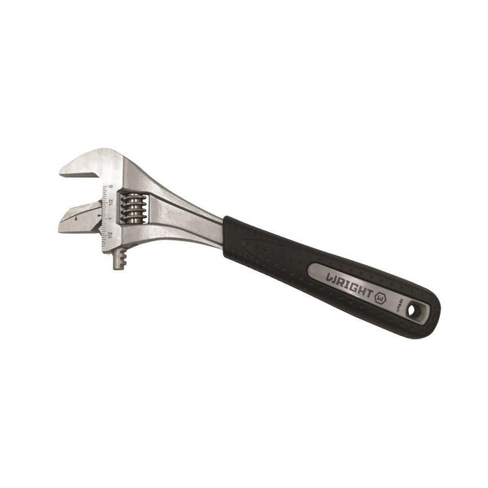 Wright Tool 9AG06R Adjustable Wrench Reversable Jaw Cushion Grip Chrome - 6 Inch