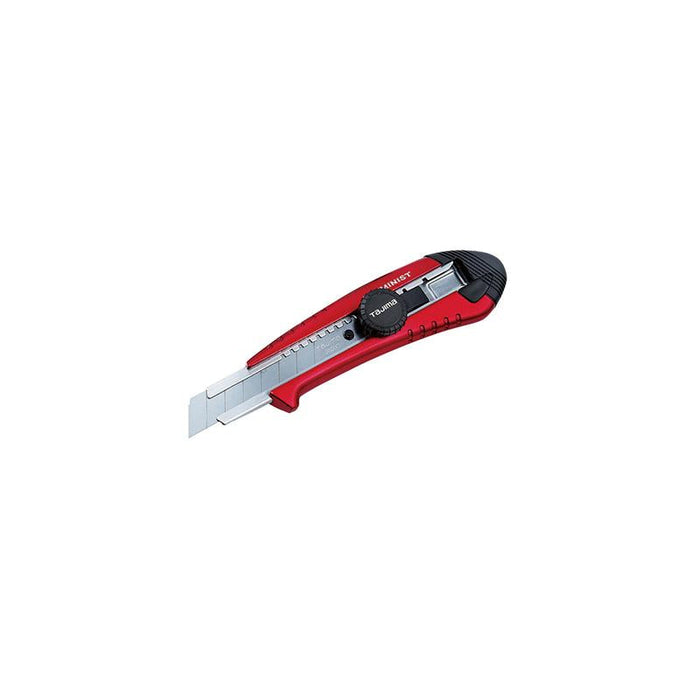 Tajima Tools AC-501R [L] Heavy Duty Aluminist, Dial Lock Blade Lock, 3 x Endura-Blade, Red