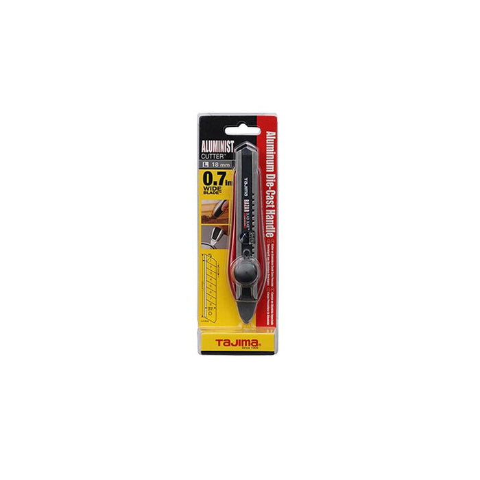 Tajima Tools AC-521R [L] Heavy Duty Aluminist Fin, Dial Lock blade Lock, 1 x Razar Black Blade