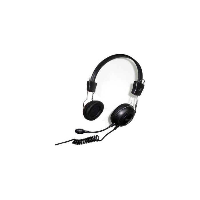 Syba CL-CM-5023 Connectland Connector Circumaural Sterio Headset with Microphone, 3.5 mm