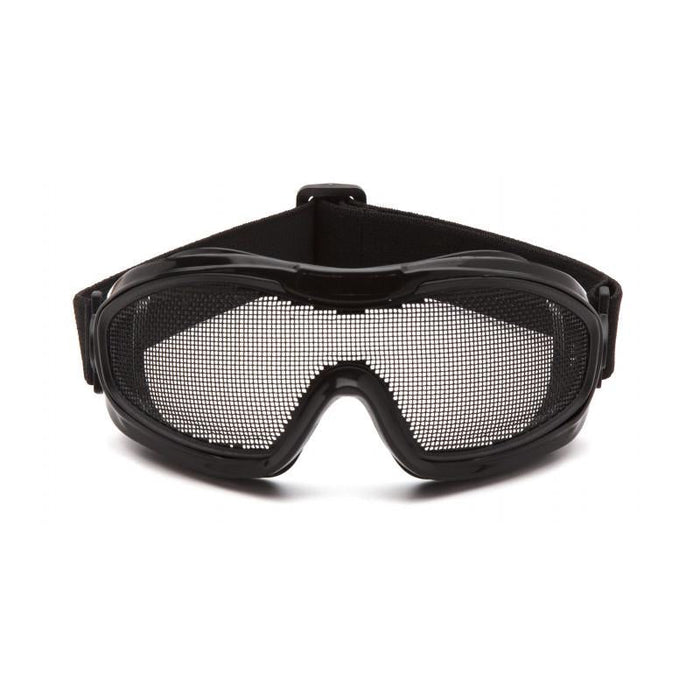 Pyramex G9WMG Wire Mesh Goggle - Black goggle With Single Wire Mesh Lens