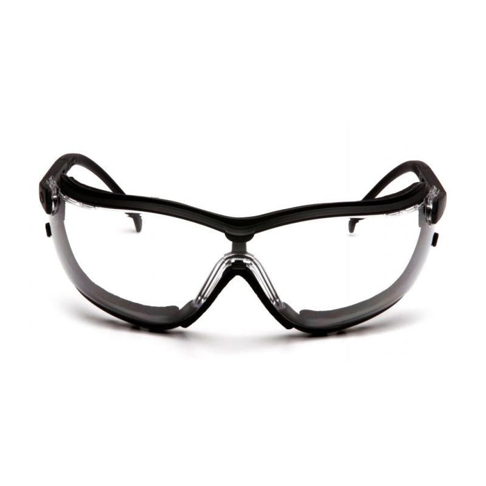 Pyramex GB1810STM V2G -  Clear H2MAX Lens with Black Strap/Temples