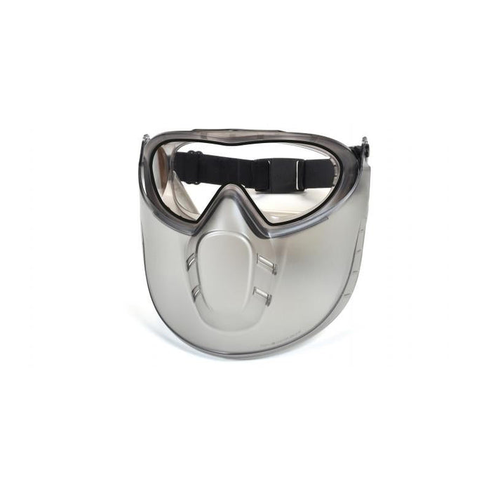 Pyramex GG504DTSHIELD Dual Capstone H2X Anti-fog Goggle with Clear Capstone Shield