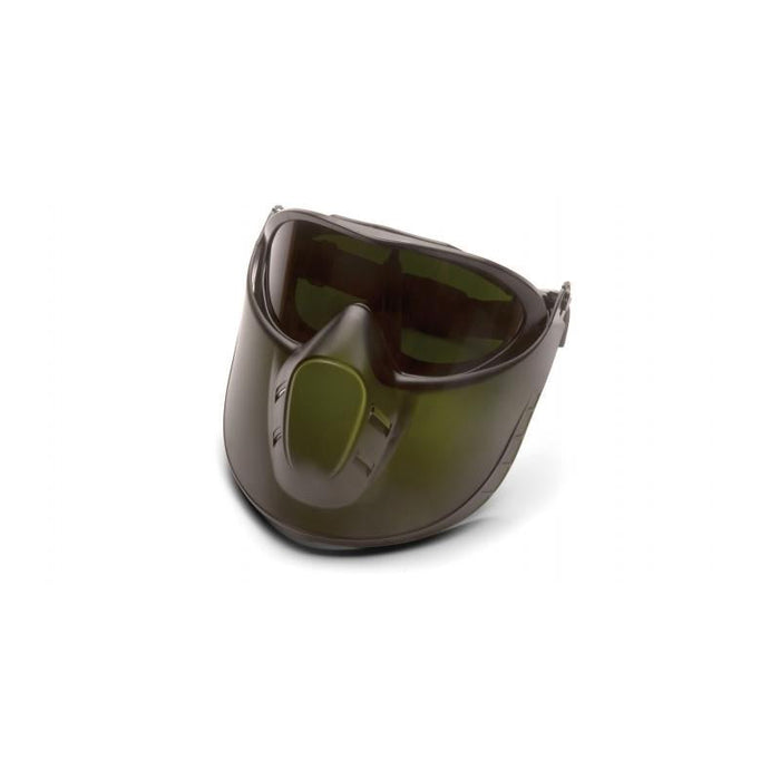 Pyramex GG504TSHIELDIR5 Capstone - Capstone Green Tinted Face shield with  Lens Goggle