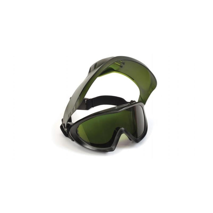 Pyrame GG504TSHIELDIR3 Pyramex Safety - Capstone - Direct/Indirect Goggle with IR3 Lens and Green Tinted Faceshield Attachment