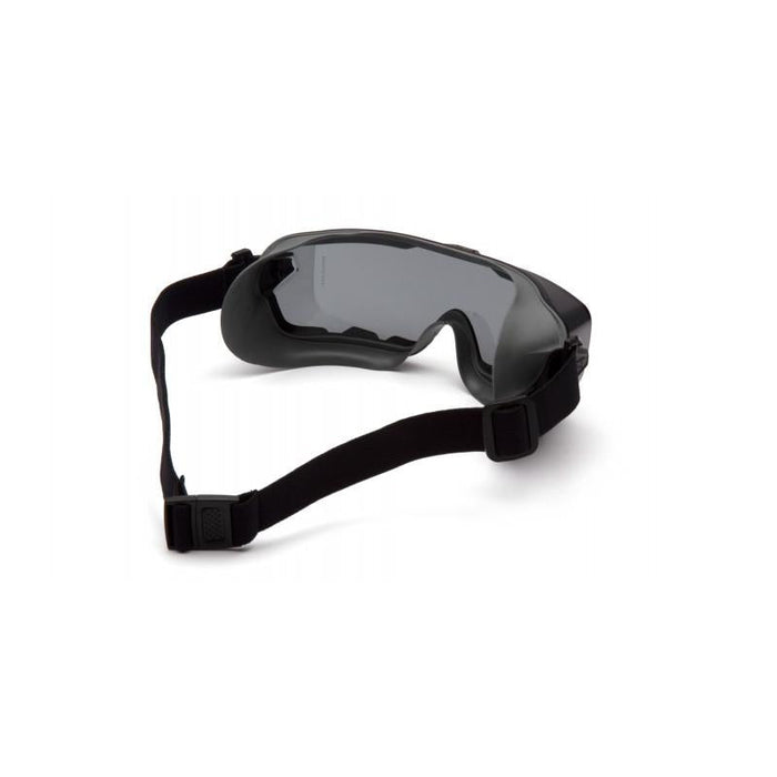 Pyramex GG9920TM Cappture Pro Goggle - Gray H2MAX Anti-Fog Lens with Rubber Gasket