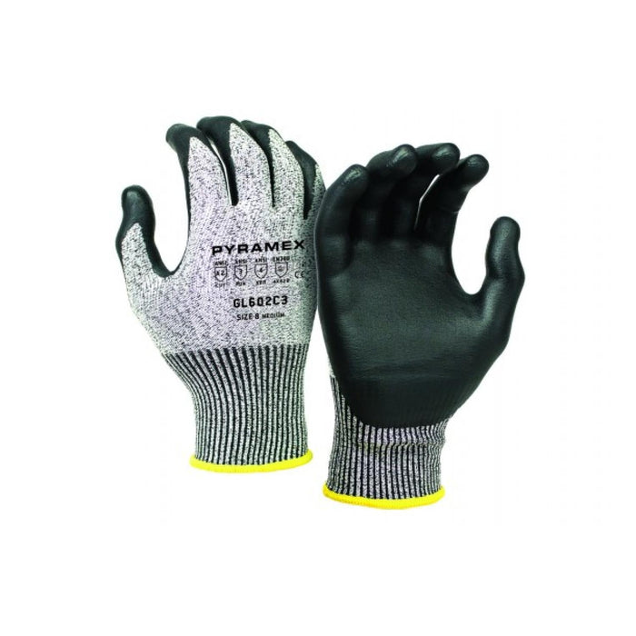 Pyramex GL602C3 Micro-Foam Nitrile Gloves
