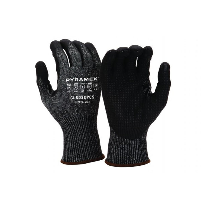 Pyramex GL603DPC5 Micro-Foam Nitrile Gloves
