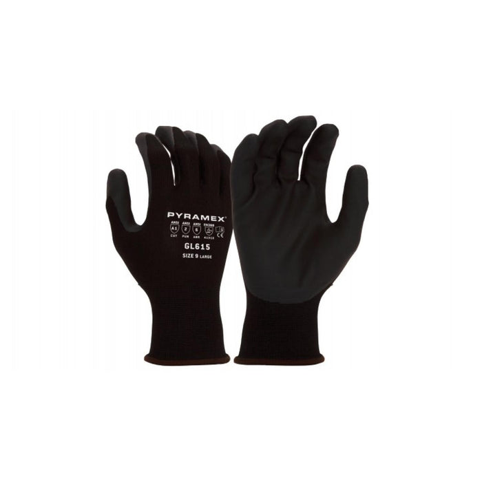 Pyramex GL615 Micro-Foam Nitrile Gloves