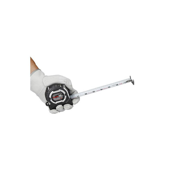 Tajima Tool GS-SC16BW GS-Lock, 16ft x 1in with Compatible Clip & Dual Magnetic Power