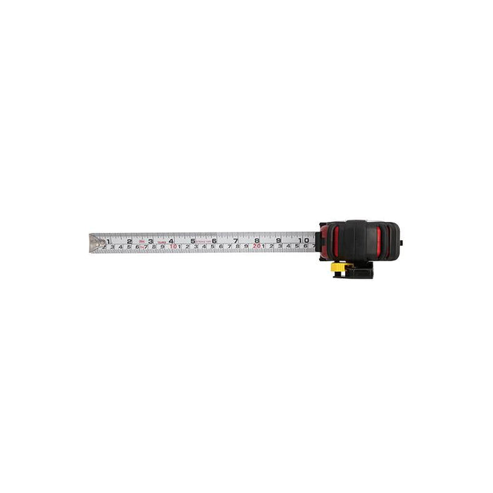 Tajima Tool GSSF-25/7.5MBW SAE & Metric Scale 25ft/7.5m x 1.1 inch GS-Lock Measuring Tape with Acrylic Coated Blade & Safety Belt Holder