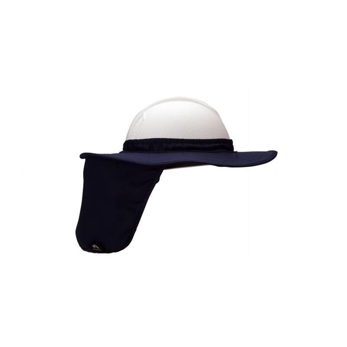 Pyramex HPSHADE60 Hard Hat Shade with Brim - Blue