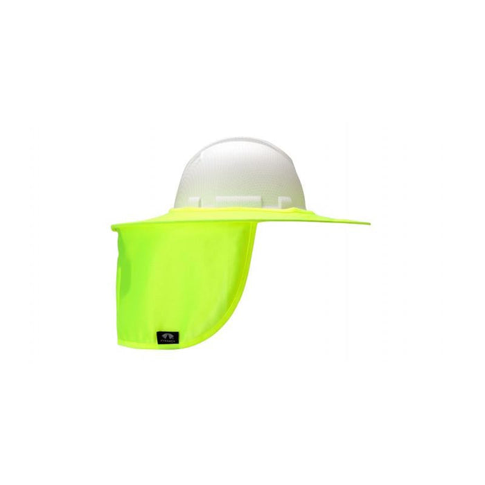 Pyramex HPSHADEC30 Collapsible Hard Hat Shade - Hi Vis Lime