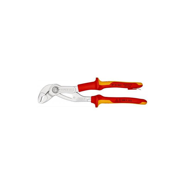 Knipex 87 26 250 T Cobra® High-Tech Water Pump Pliers-1000V Insulated-Tethered Attachment