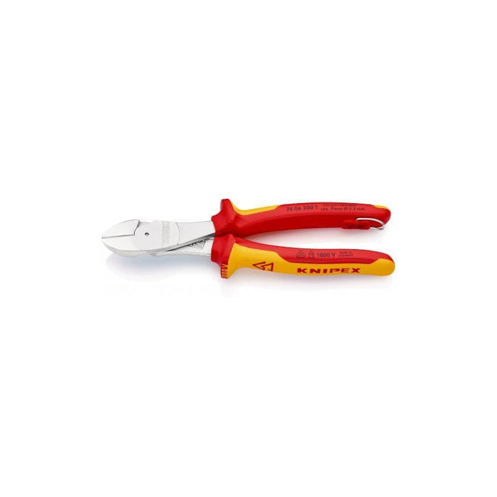 Knipex 74 06 200 T High Leverage Diagonal Cutters-1000V Insulated-Tethered Attachment