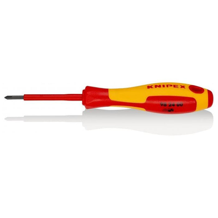 KNIPEX 98 24 00 Phillips Screwdrivers Insulated, PH0