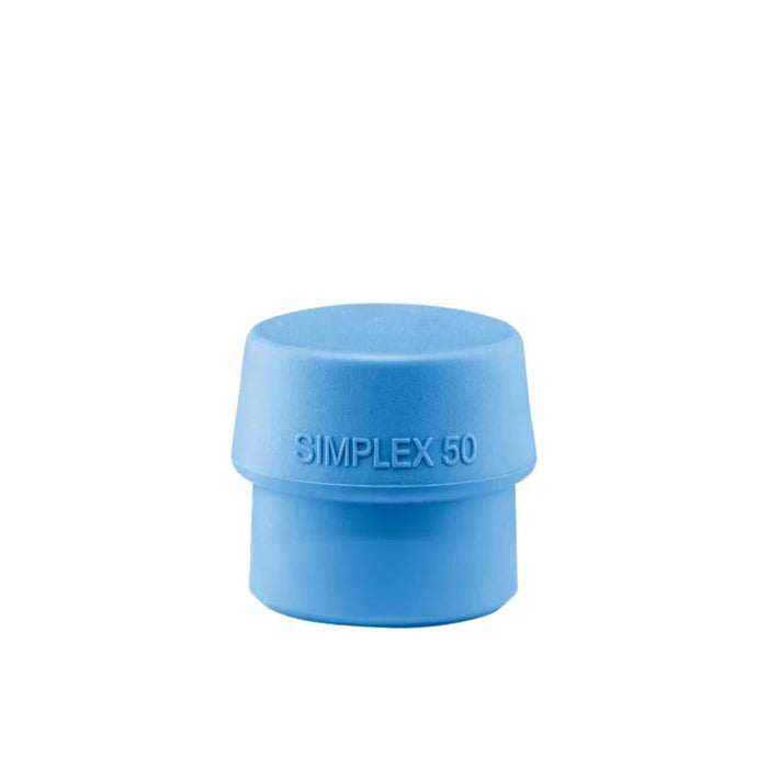 Halder 3201.050 Simplex Replacement Face Insert, Soft Blue Rubber, Non-Marring 1.97 Inch