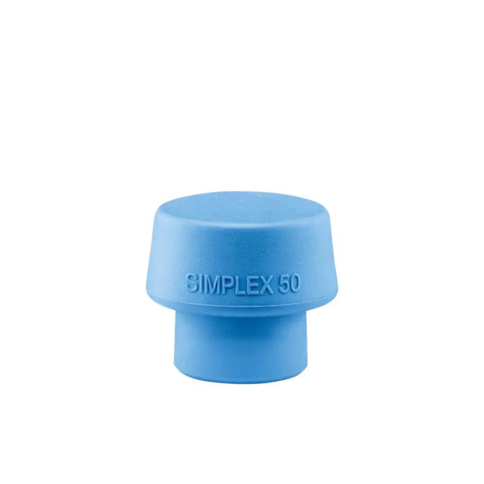 Halder 3201.051 Simplex Replacement Face Insert, Soft Blue Rubber, Non-Marring, OVERSIZED, Fits SIZE 40 Housing