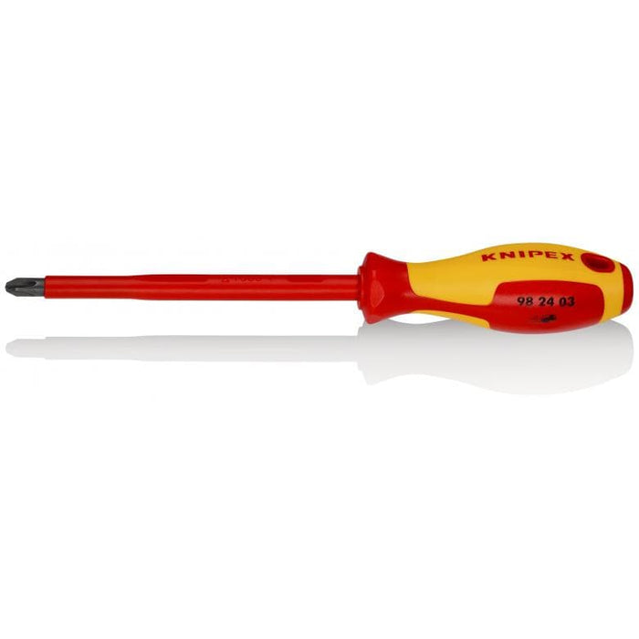 KNIPEX 98 24 03 Phillips Screwdrivers Insulated, PH3