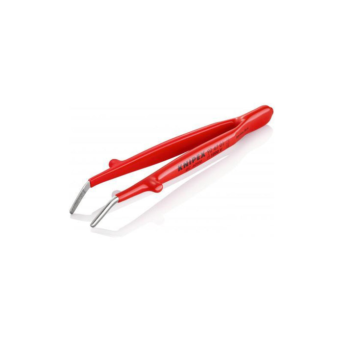 Knipex 92 47 01 Stainless Steel Gripping-30°Angled Tweezers-1000V Insulated