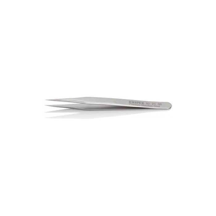 Knipex 92 21 06 Premium Stainless Steel Gripping Tweezers Needle-Point Tips