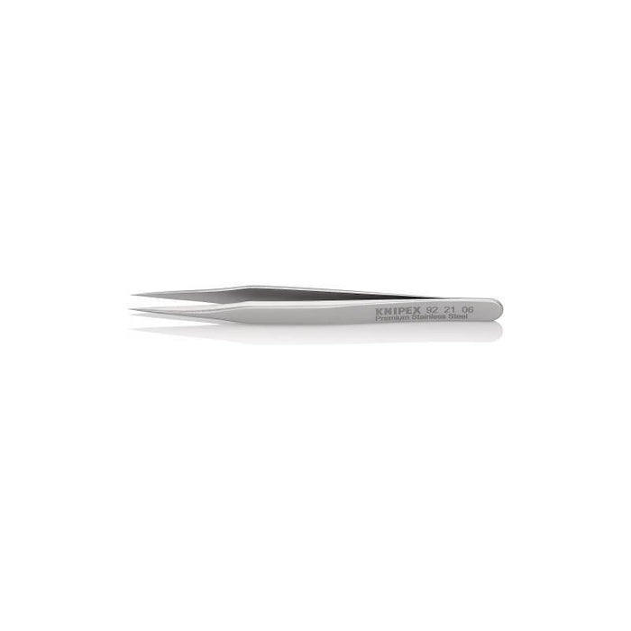 Knipex 92 21 06 Premium Stainless Steel Gripping Tweezers Needle-Point Tips