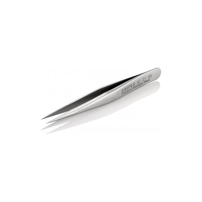 Knipex 92 21 05 Premium Stainless Steel Gripping Tweezers-Needle-Point Tips