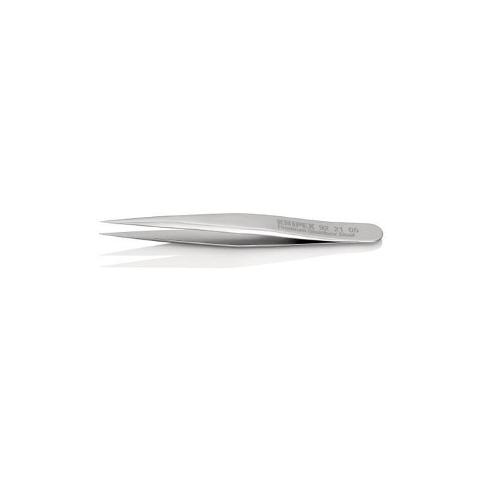 Knipex 92 21 05 Premium Stainless Steel Gripping Tweezers-Needle-Point Tips