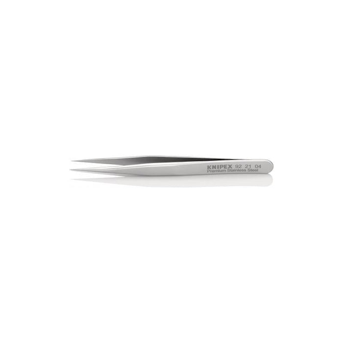 Knipex 92 21 04 Premium Stainless Steel Gripping Tweezers-Needle-Point Tips