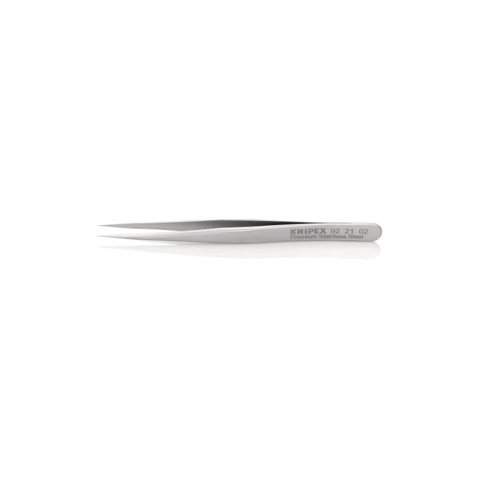 Knipex 92 21 02 Premium Stainless Steel Gripping Tweezers-Needle-Point Tips