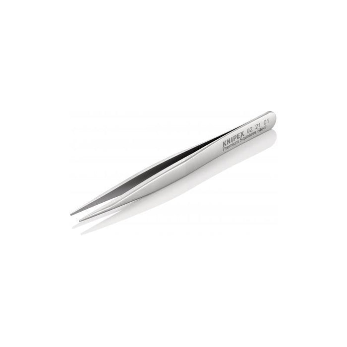Knipex 92 21 01 Premium Stainless Steel Gripping Tweezers-Pointed Tips