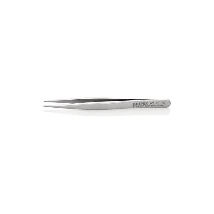 Knipex 92 21 01 Premium Stainless Steel Gripping Tweezers-Pointed Tips